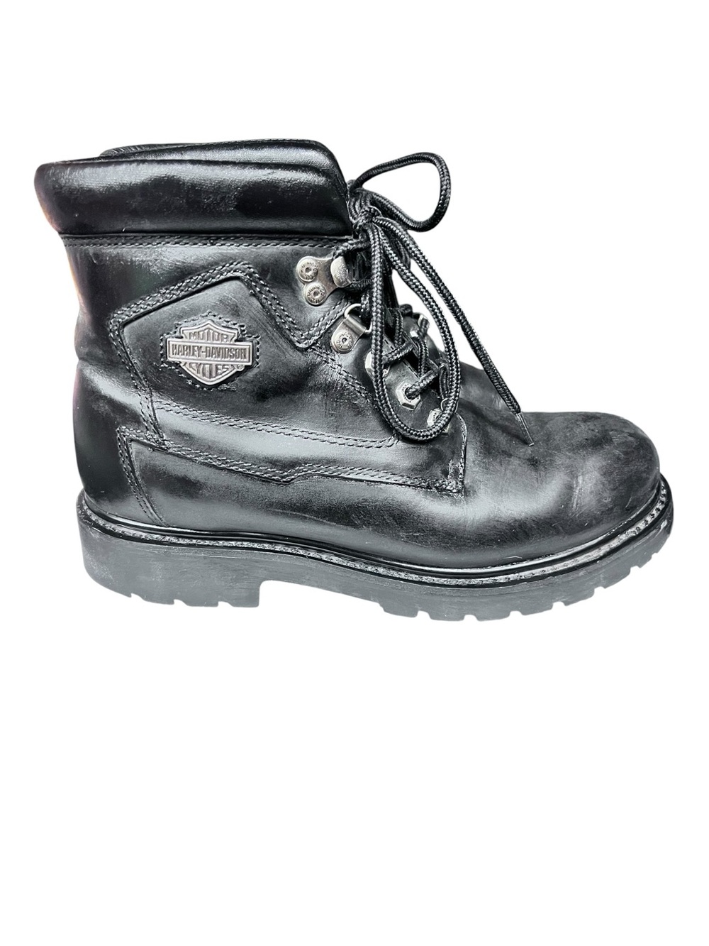 Harley-Davidson Women’s Steel toe Black Boots Sz 8